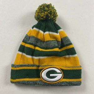 NWOT Green Bay Packers Winter Hat Cap Beanie Pom Pom NFL Football New Era